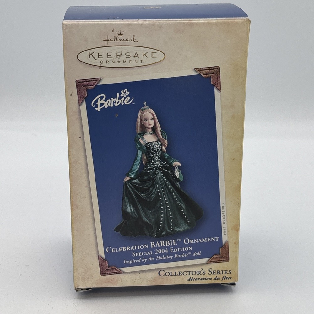 HALLMARK CELEBRATION BARBIE SPECIAL 2004 EDITION NEW IN BOX Christmas Keepsake